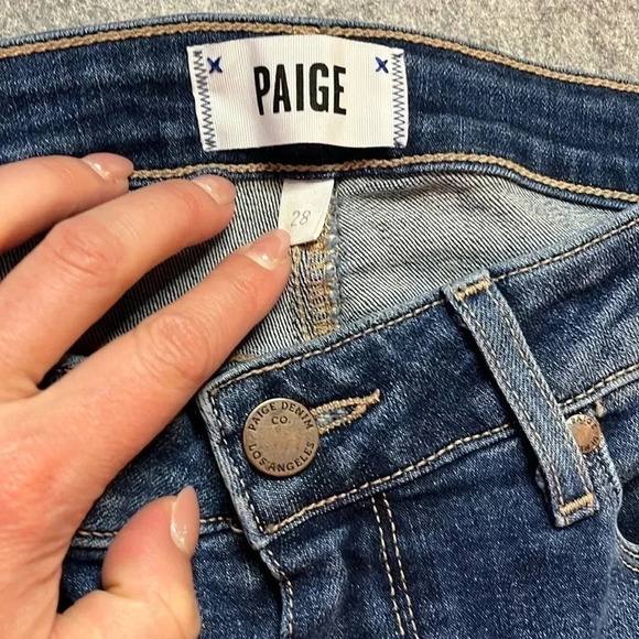 PAIGE Verdugo Crop in Ramona Destination, Size 28. - Picture 10 of 12